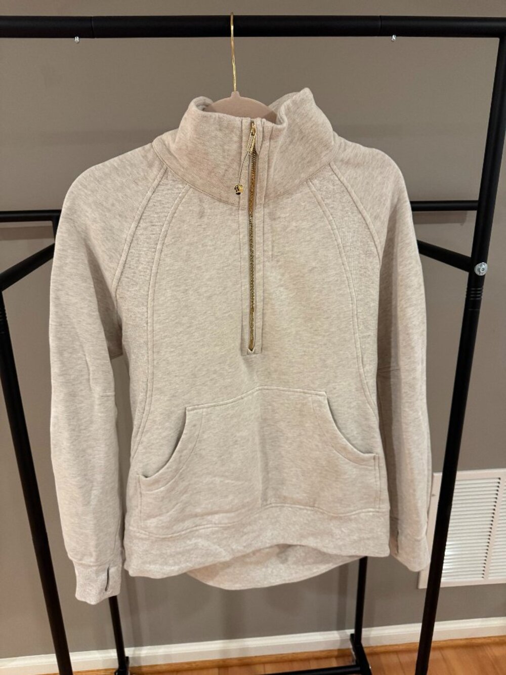 Scuba Oversized Funnel-Neck Half Zip